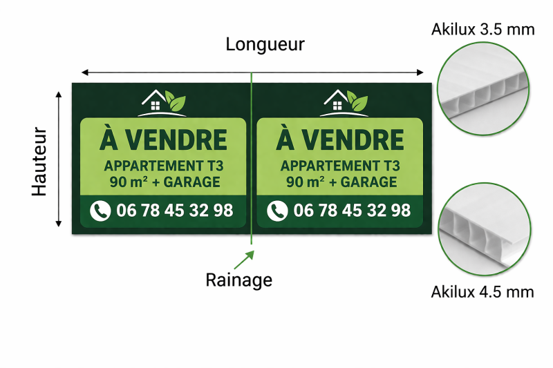 Panneau d'agence 