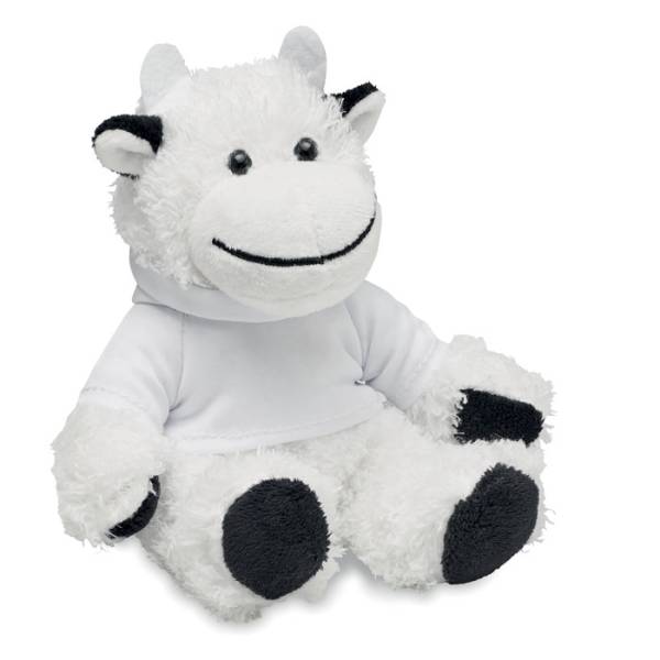 Vache en peluche personnalisable