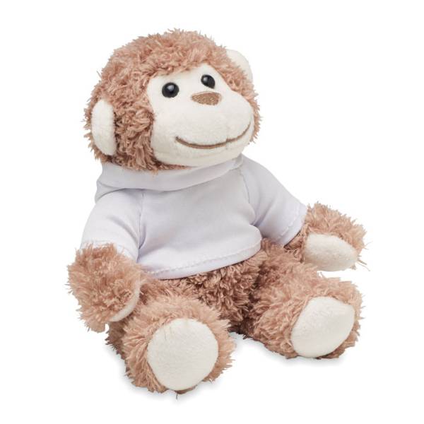Singe en peluche personnalisable